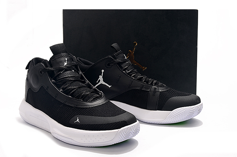 New Men Air Jordan 34 Black White Shoes